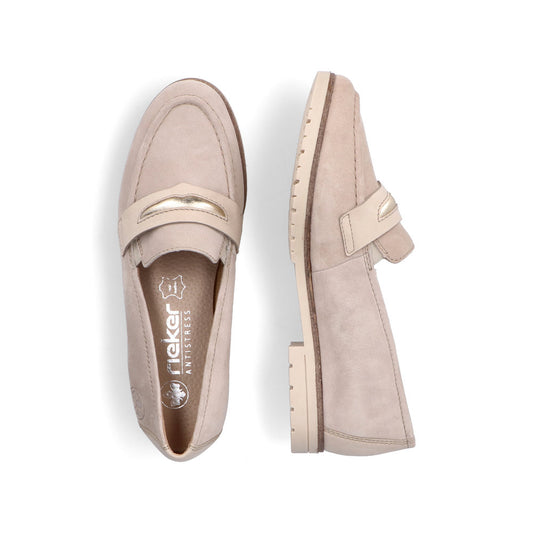 Mocassin beige Rieker