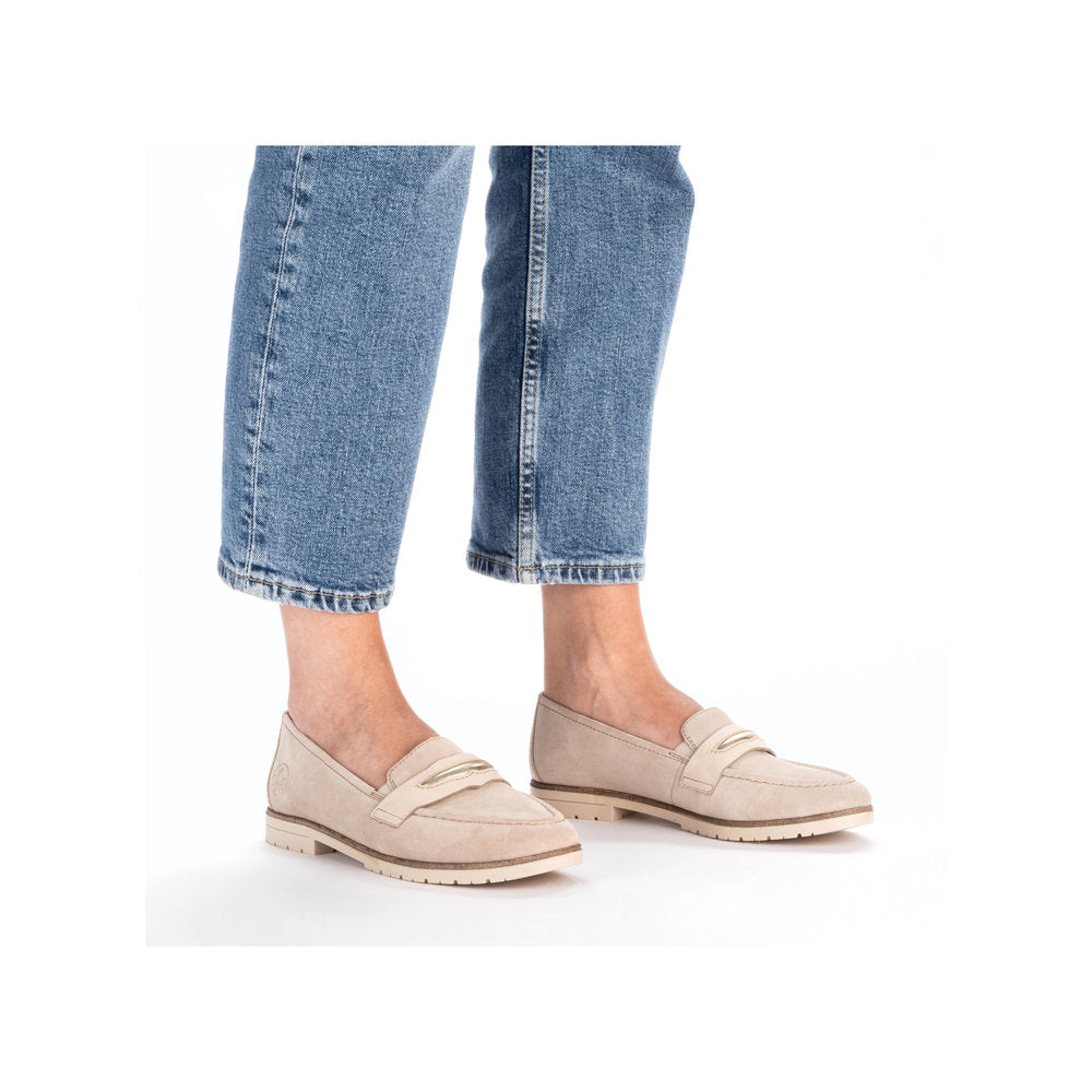 Mocassin beige Rieker