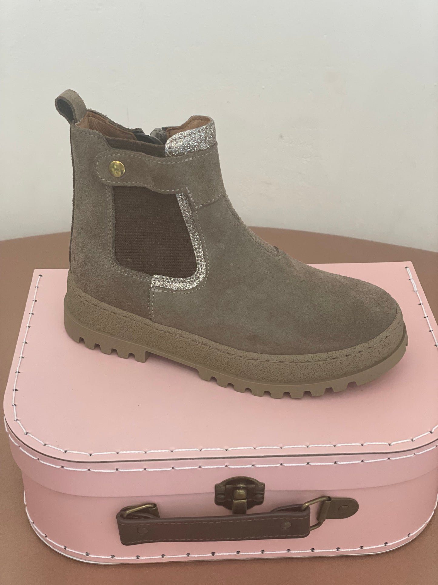 Bottines beige Babybotte