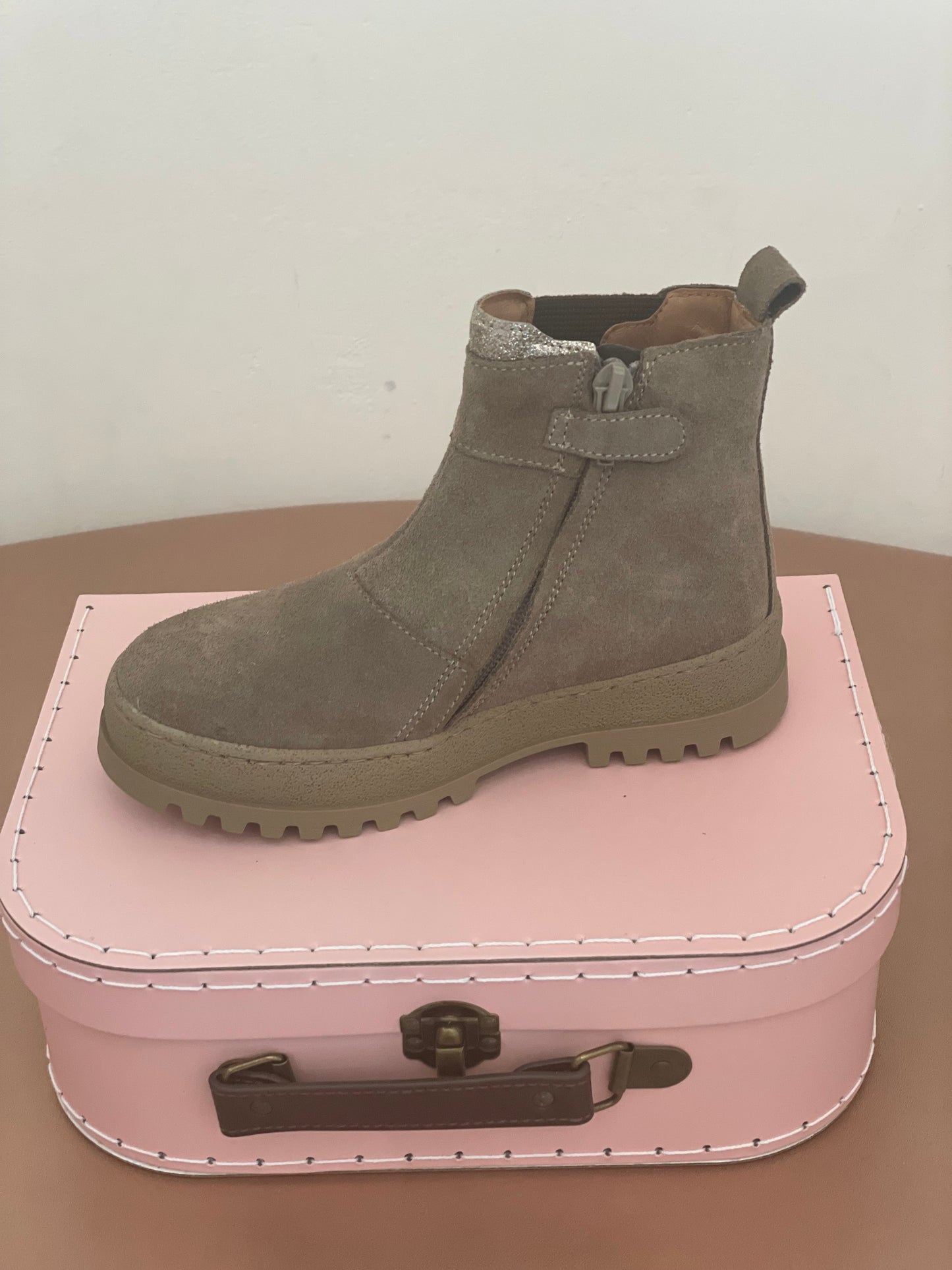 Bottines beige Babybotte