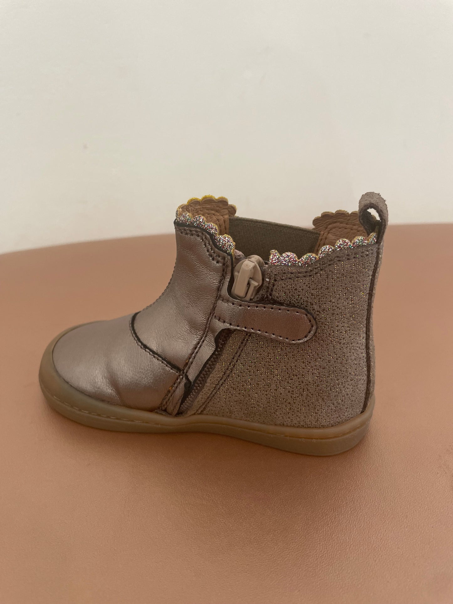 Bottines bronze Babybotte