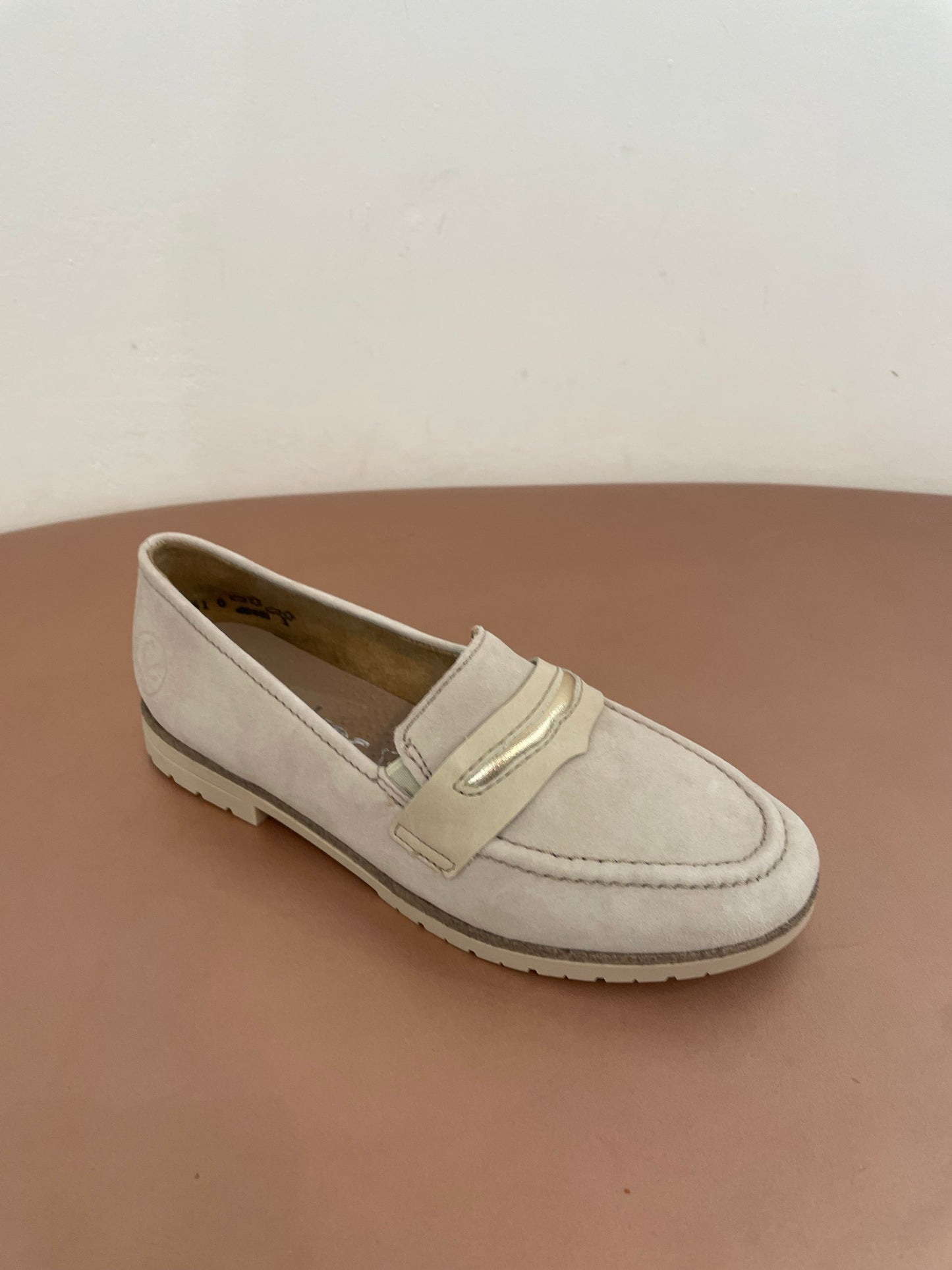 Mocassin beige Rieker