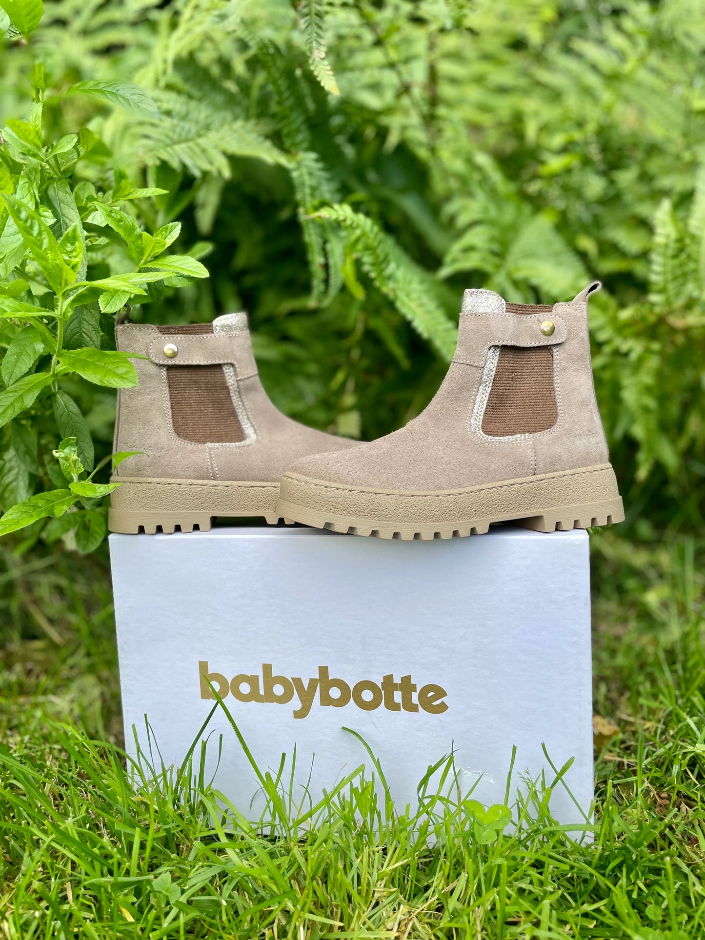 Bottines beige Babybotte